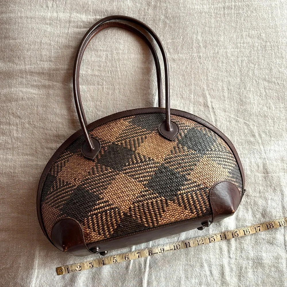 Vintage Woven Basket Purse
